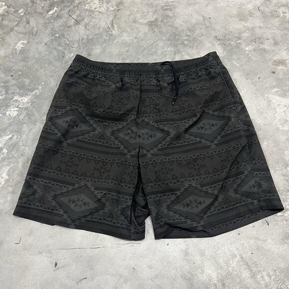 Chubbies Everywhere Performance Shorts Men's L w/ 7” Inseam Gray Aztech Lined - Picture 1 of 7
